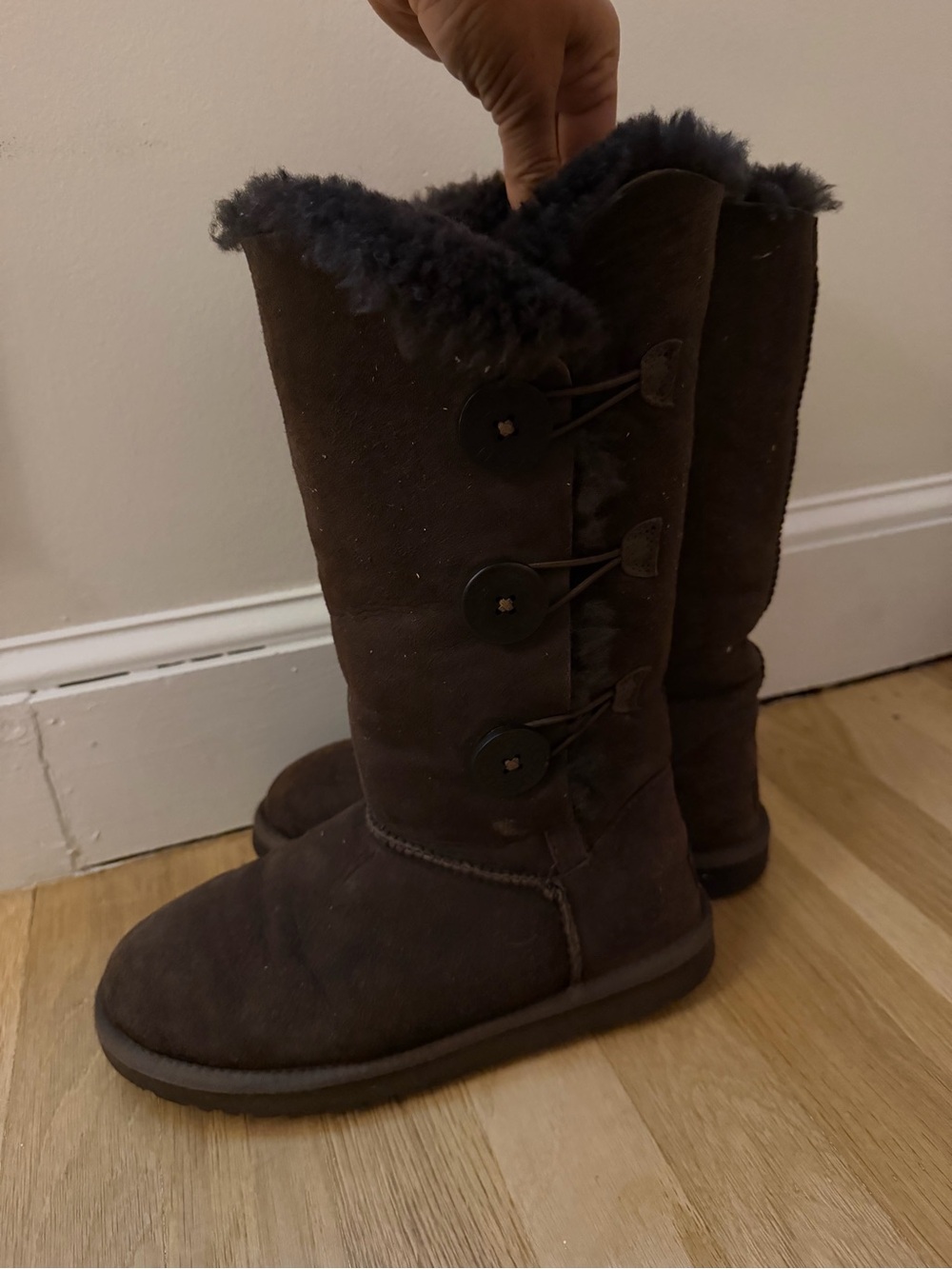 Chocolate Talk Bailee Button Uggs
